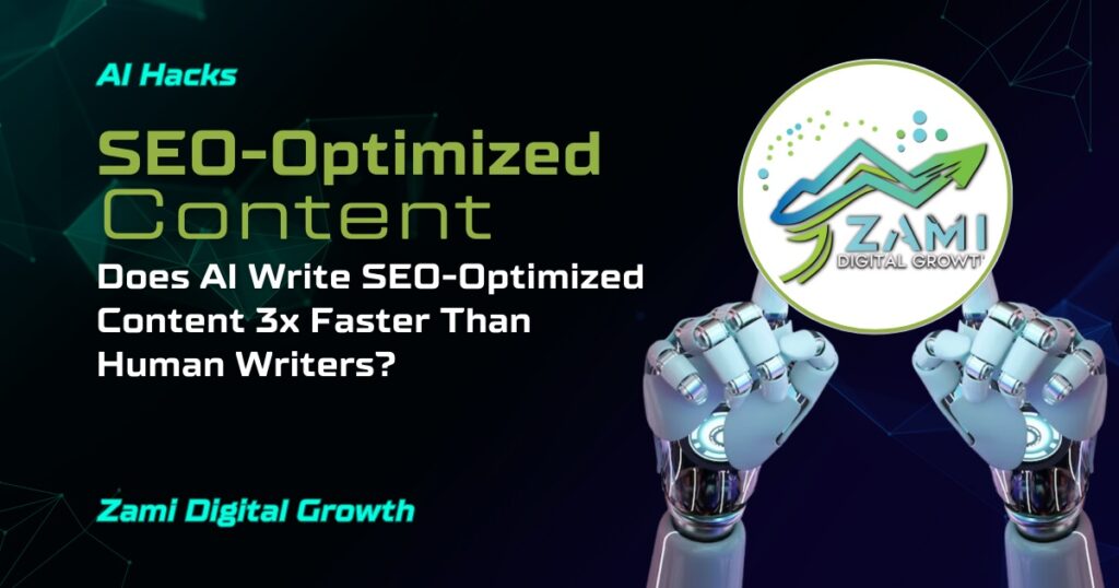 Does AI Write SEO-Optimized Content 3x Faster Than Human Writers? Deep Guide